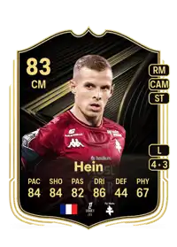 Gauthier Hein Team of the Week 83 Overall Rating