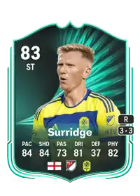 Sam Surridge SQUAD FOUNDATIONS 83 Overall Rating