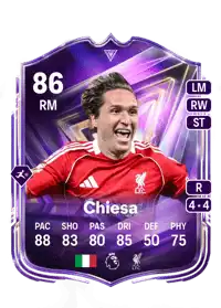 Federico Chiesa FC Pro Live 86 Overall Rating