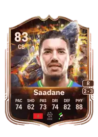 Marwane Saadane Cornerstones 83 Overall Rating