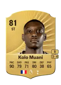 Randal Kolo Muani Rare 81 Overall Rating