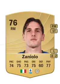 Nicolò Zaniolo Common 76 Overall Rating