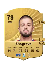 Edon Zhegrova Rare 79 Overall Rating