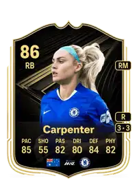 Ellie Carpenter Team of the Week 86 Overall Rating