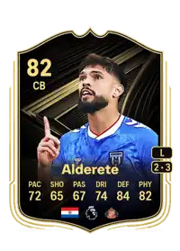 Omar Alderete Team of the Week 82 Overall Rating