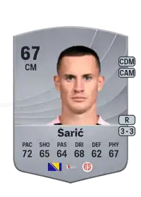 Dario Šarić Common 67 Overall Rating