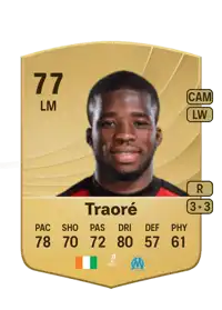 Hamed Junior Traoré Common 77 Overall Rating