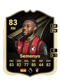 Antoine Semenyo Team of the Week 83 Overall Rating