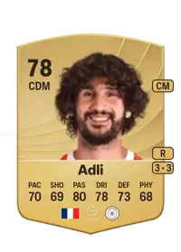 Yacine Adli Common 78 Overall Rating