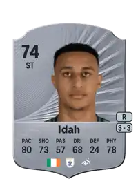 Adam Idah Rare 74 Overall Rating