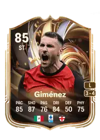 Santiago Giménez Ratings Reload 85 Overall Rating