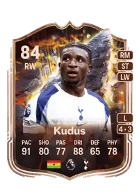 Mohammed Kudus Cornerstones 84 Overall Rating