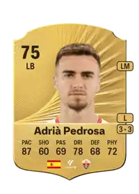 Adrià Pedrosa Rare 75 Overall Rating