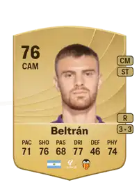 Lucas Beltrán Common 76 Overall Rating