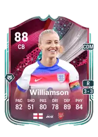 Leah Williamson Festival of Football: Captains 88 Overall Rating