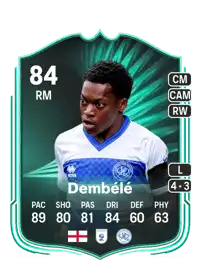Karamoko Dembélé SQUAD FOUNDATIONS 84 Overall Rating