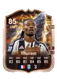 Khéphren Thuram Cornerstones 85 Overall Rating