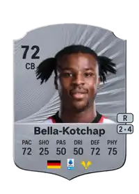 Armel Bella-Kotchap Rare 72 Overall Rating