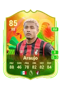 Julian Araujo World Tour 85 Overall Rating