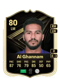 Khalid Al Ghannam Team of the Week 80 Overall Rating
