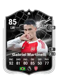 Gabriel Martinelli Showdown 85 Overall Rating