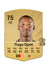 Tiago Djaló Common 75 Overall Rating