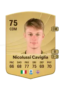 Hans Nicolussi Caviglia Common 75 Overall Rating