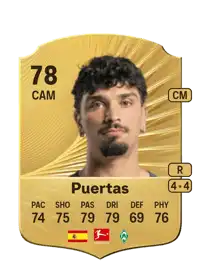 Cameron Puertas Rare 78 Overall Rating