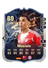 Jamal Musiala Thunderstruck 89 Overall Rating