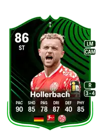 Benedict Hollerbach UECL Road to the Knockouts 86 Overall Rating