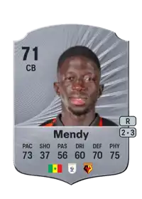 Formose Mendy Rare 71 Overall Rating