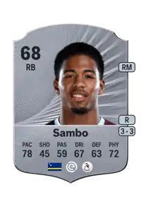 Shurandy Sambo Rare 68 Overall Rating