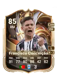 Francisco Conceição Ratings Reload 85 Overall Rating