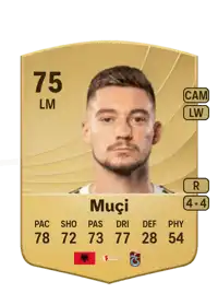 Ernest Muçi Common 75 Overall Rating