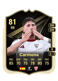 Carmona Team of the Week 81 Overall Rating