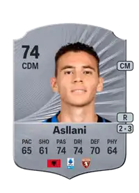 Kristjan Asllani Rare 74 Overall Rating