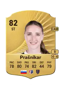 Lara Prašnikar Rare 82 Overall Rating