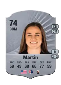 Nealy Martin Rare 74 Overall Rating