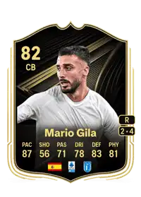 Mario Gila Team of the Week 82 Overall Rating