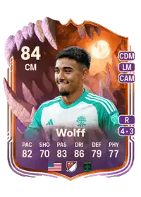 Owen Wolff Ultimate Scream 84 Overall Rating