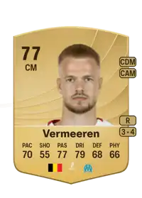 Arthur Vermeeren Common 77 Overall Rating