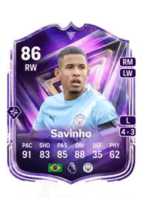 Savinho FC Pro Live 86 Overall Rating