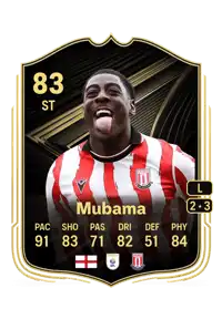 Divin Mubama Team of the Week 83 Overall Rating