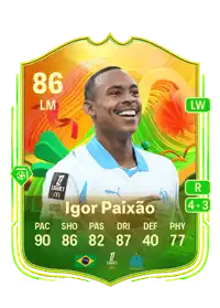 Igor Paixão World Tour 86 Overall Rating