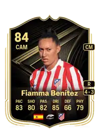 Fiamma Benítez Team of the Week 84 Overall Rating