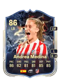 Andrea Medina Thunderstruck 86 Overall Rating