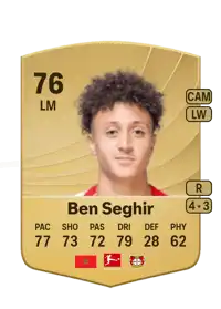 Eliesse Ben Seghir Common 76 Overall Rating