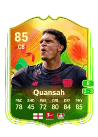 Jarell Quansah World Tour 85 Overall Rating