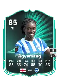 Michelle Agyemang SQUAD FOUNDATIONS 85 Overall Rating