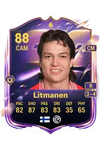 Jari Litmanen UT Heroes 88 Overall Rating
